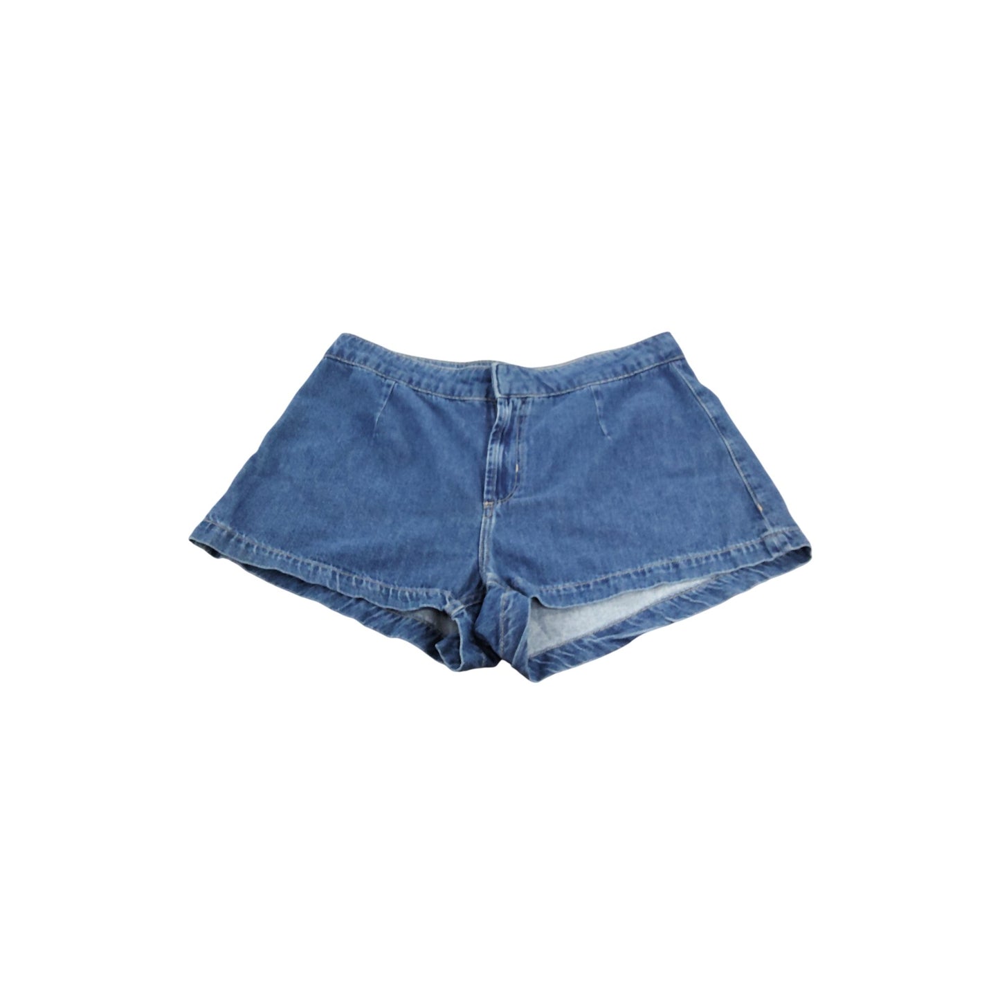 River Island Denim Shorts UK18 Women's Casual Blue High Waist Classic Style