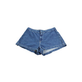 River Island Denim Shorts UK18 Women's Casual Blue High Waist Classic Style