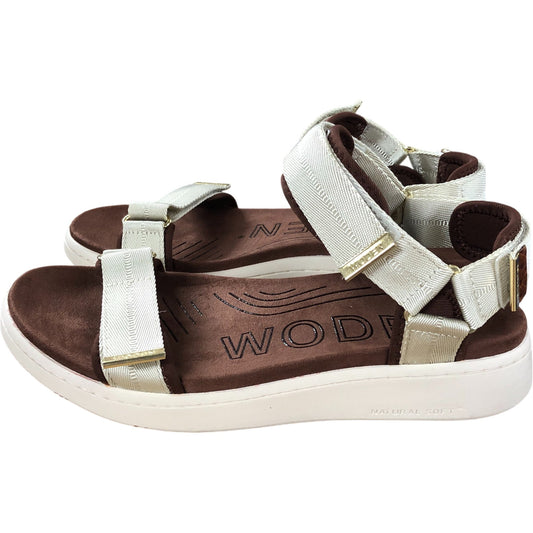 Woden Scandinavian Sneakers UK6 Women's Ivory Casual Sandals Comfort Shoes