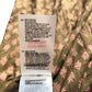 Long Sleeve Dress Size UK Size 10 Women's Floral V Neck Olive Green