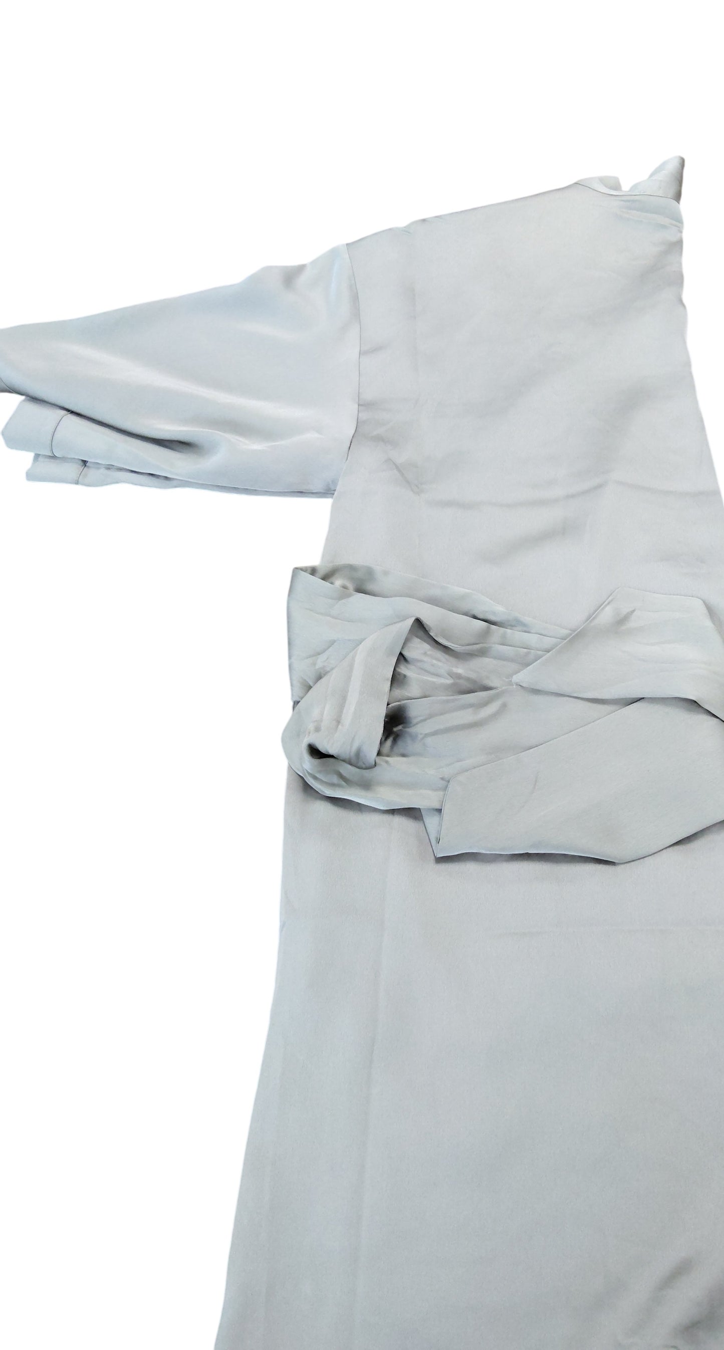 Ladies L Kimono Robe Modern Style Beige Long Sleeve Soft Material