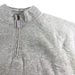 Crew Clothing Company Zip Neck Sweatshirt Size 16 Womens Grey Cotton Blend Top