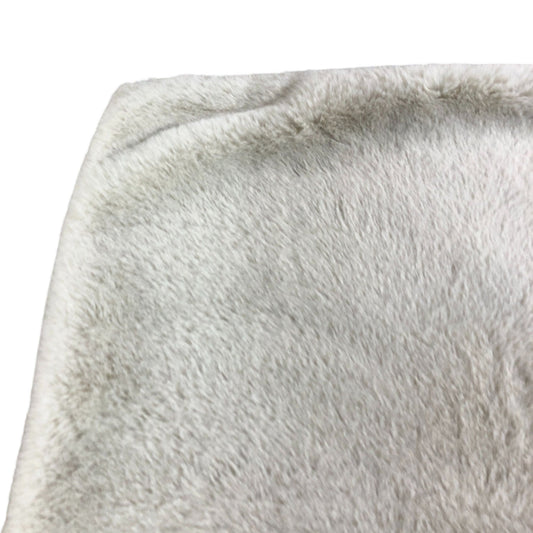 Soft Touch Faux Fur Cushion Cover Cream 55 x 55cm