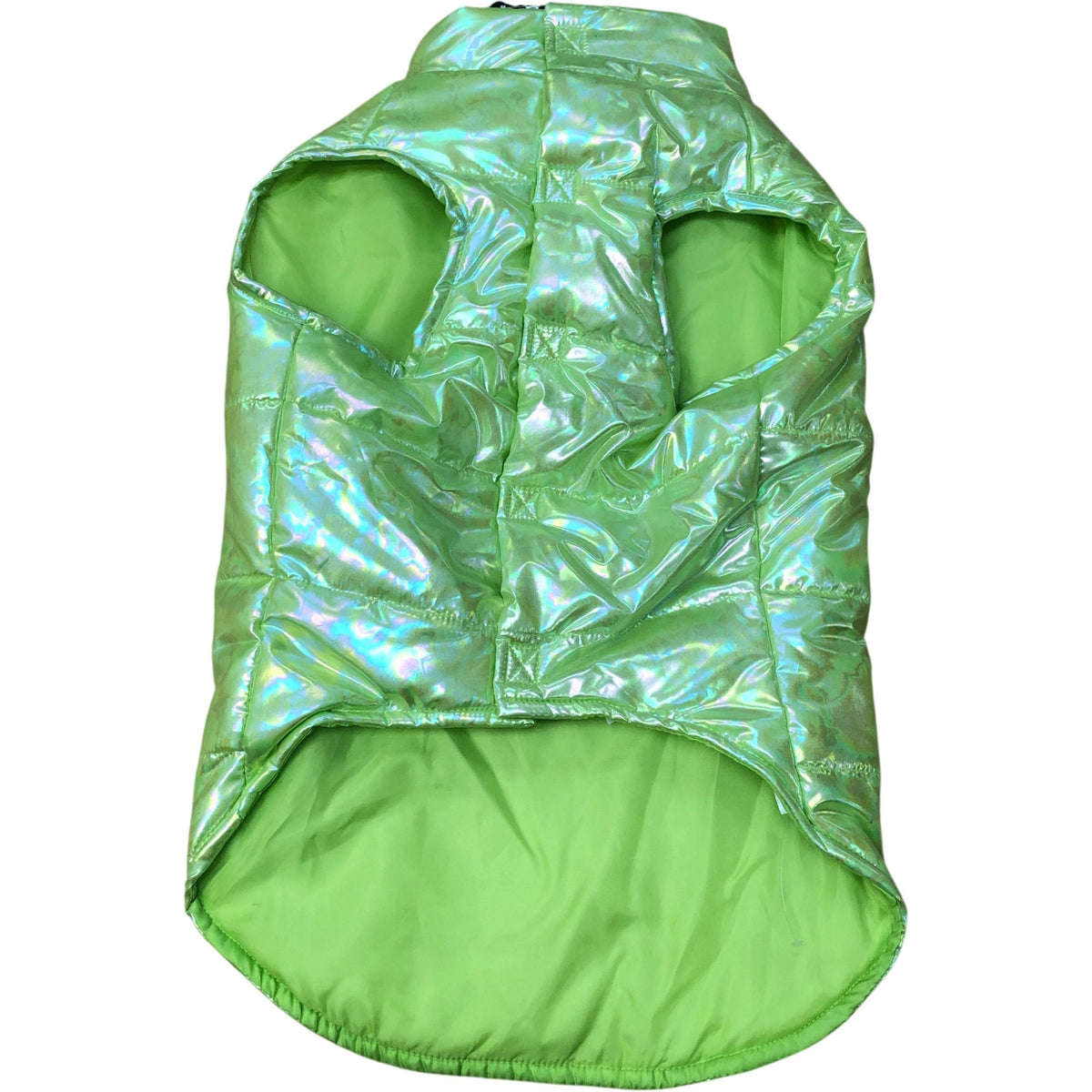 The Grinch Green Puffa Dog Coat Size M