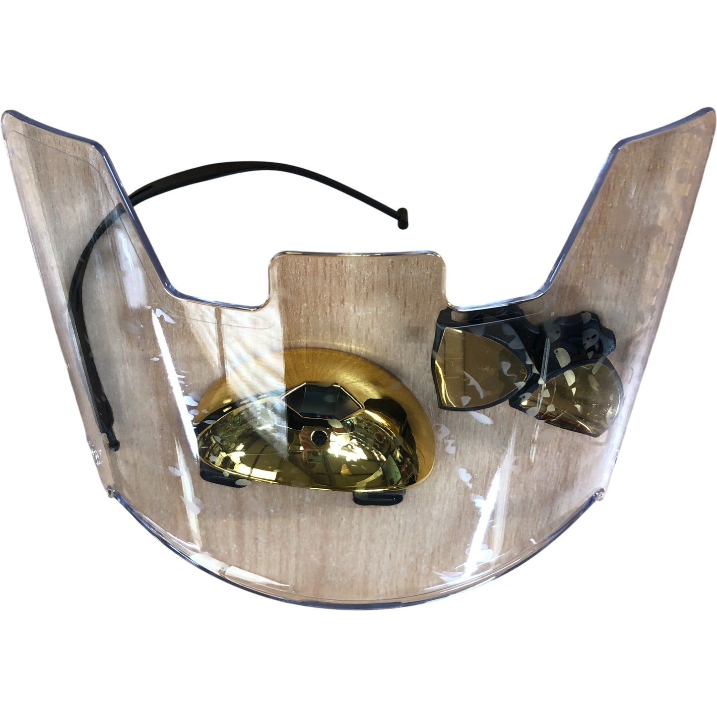 Monte Accessories Clear American Football Visor For Helmet