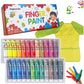 Daguocolor Finger Paint 24 Colors Non Toxic Washable Art Supplies