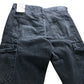 River Island Straight Black Jeans W32 L30 Men's Casual Cargo Style Trousers