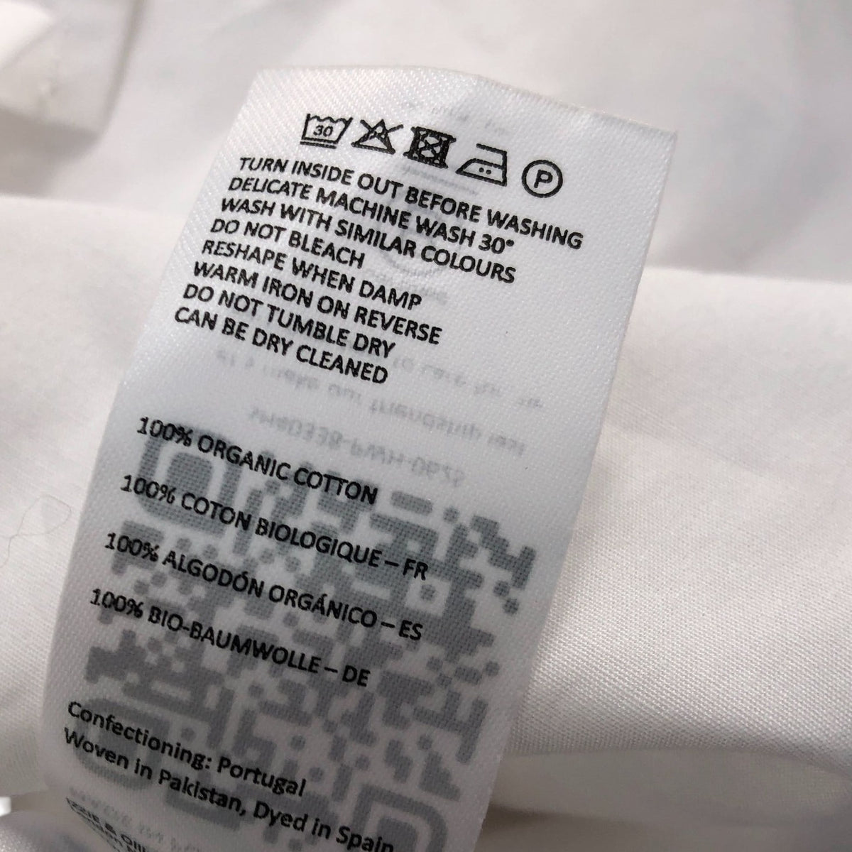 Baukjen Corey Organic Cotton Cropped Shirt Pure White Size 16