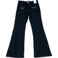 River Island Flare Trousers Girls Black Denim Stretch Stretchy Jeans 7 Years
