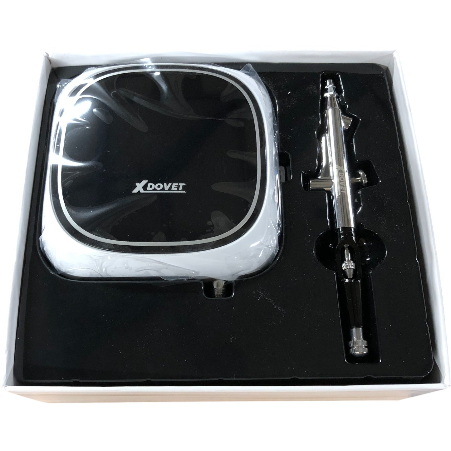 XDOVET Airbrush Set 30PSI Airbrush Kit with Compressor For Tattoo & Makeup