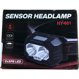 Sensor Headlamp HY-601 Rechargeable Waterproof LED Headlight for Outdoor Use