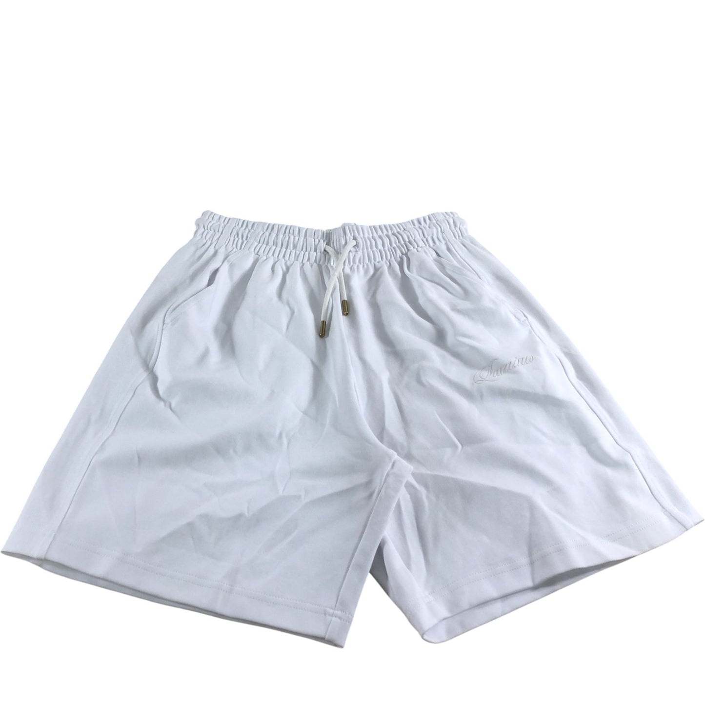 River Island Men's White Comfortable Casual Shorts Size S