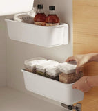 Pull Out Cabinet Basket Organiser New Kitchen Storage Solution White