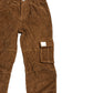 Angel And Rocket Boys Cord Trousers Size 8 Years Brown Stylish Cargo