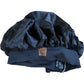 Hat Hut Satin Bonnet Black One Size Protect Shine Hair Sleep Cap