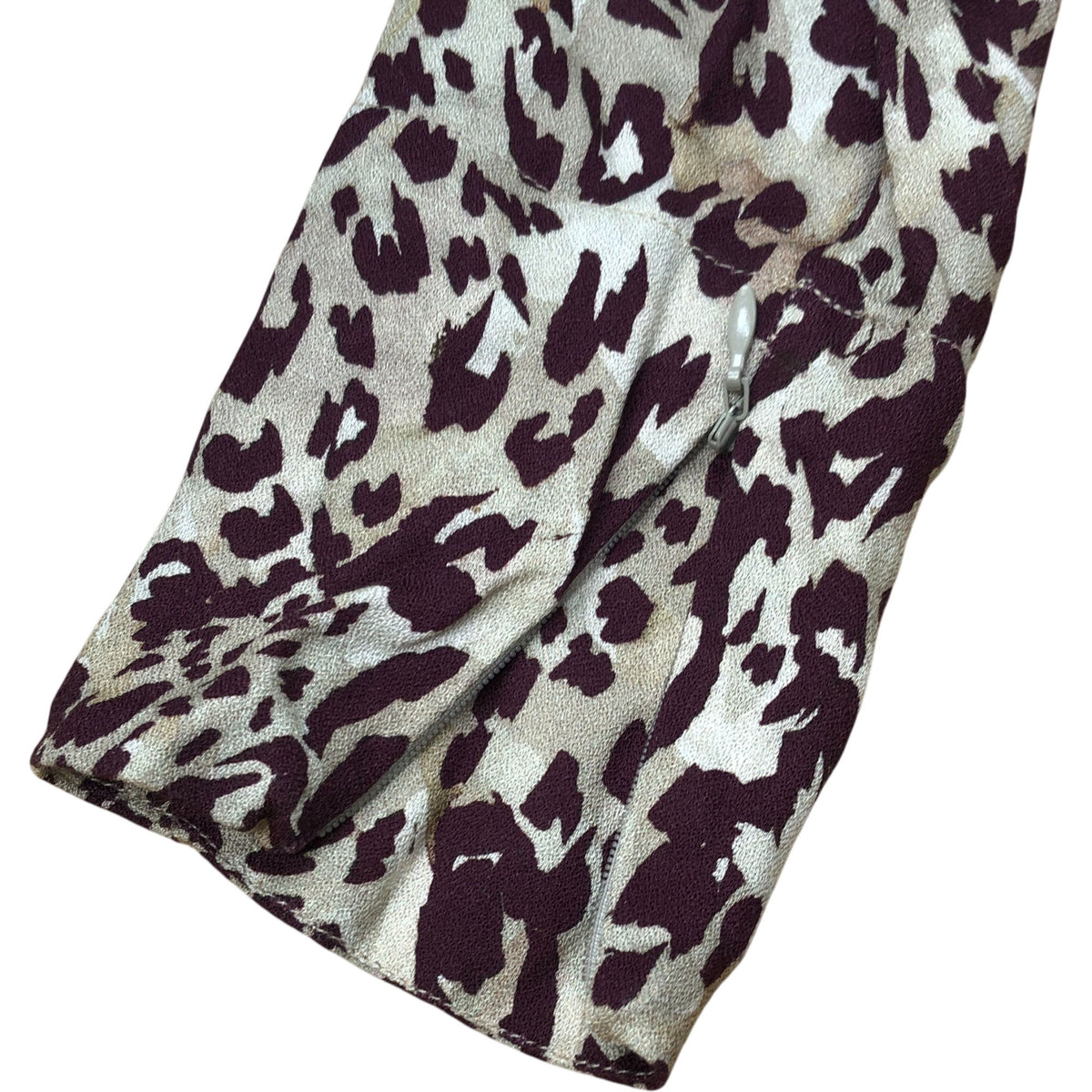 Baukjen Leanne Printed Midi Dress Plum Leopard