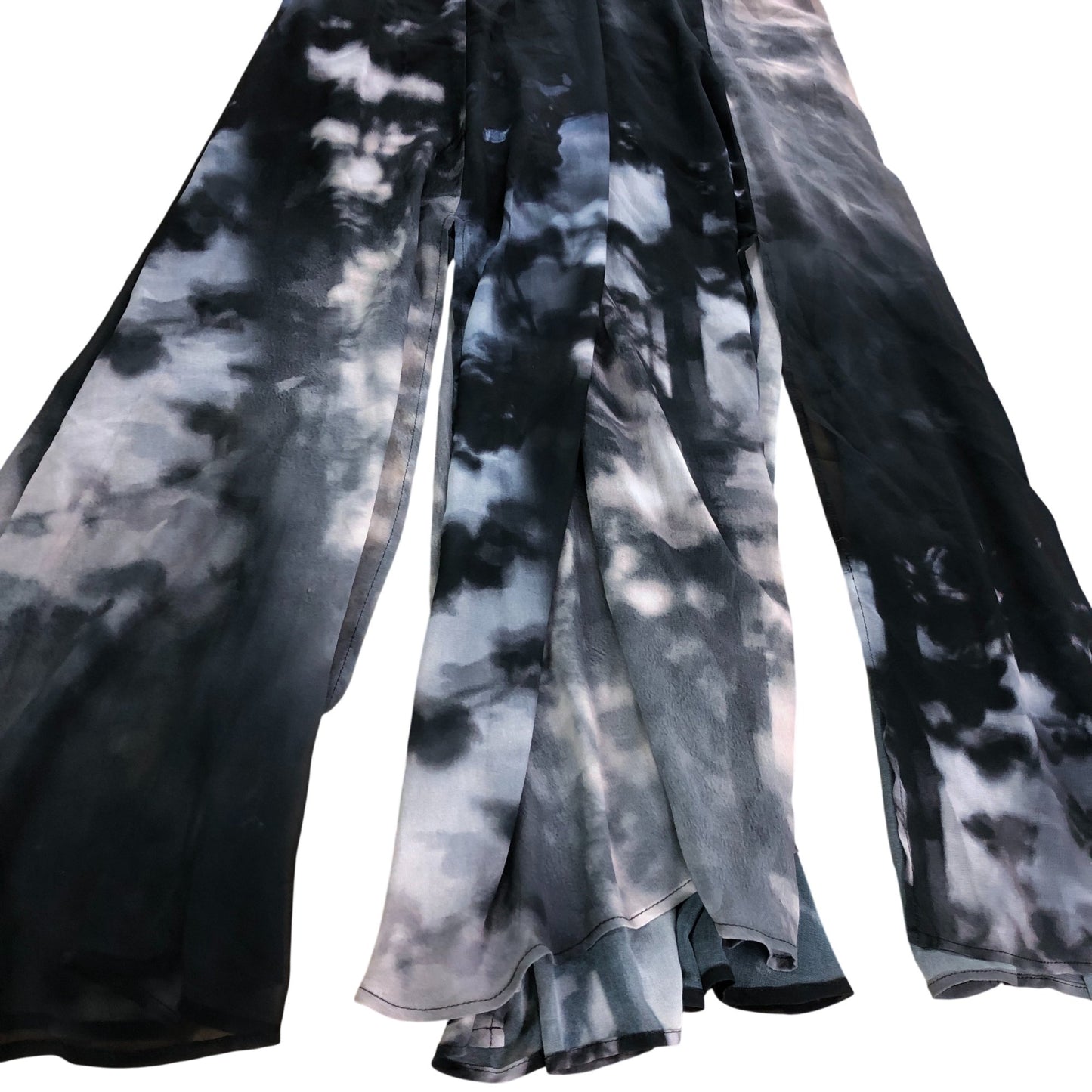 Branded Tie Dye Split Hem Maxi Dress - Size 10
