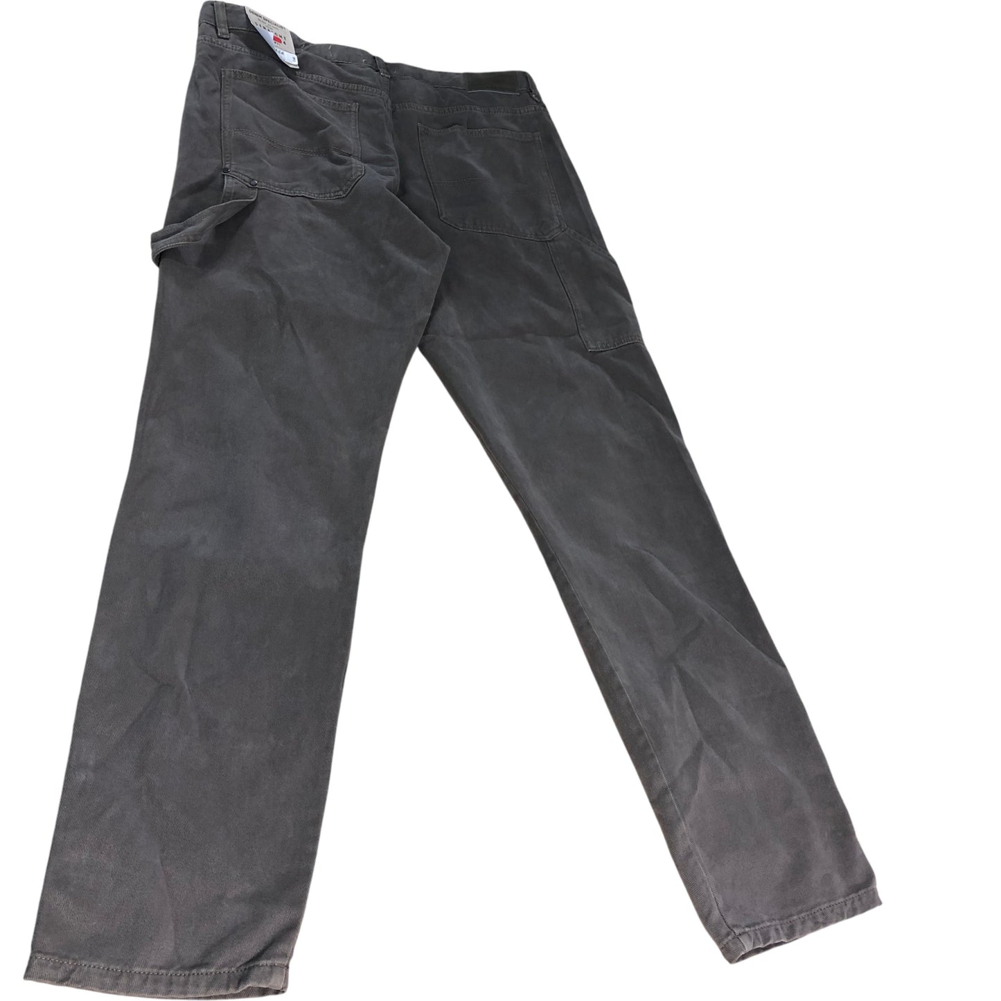 River Island Straight Fit W34 L34 Men's Casual Cargo Trousers Brown