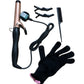 Professional Hair Curler KS-C101 32MM Wand with Heat Resistant Glove Clips Comb