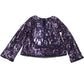 Kids Purple Sequin & Mesh Long Sleeved Top 8 Years