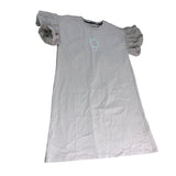 AllSaints Dress Size 12-13 Years Light Brown Cotton Short Puff Sleeves