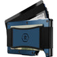 RIDGE Slim Wallet Men's RFID Blocking Minimalist Cardholder Blue Aluminium