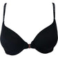 LOUNGE Smooth Front Fastening T-Shirt Bra UK32B Women's Black Lingerie