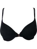 LOUNGE Smooth Front Fastening T-Shirt Bra UK32B Women's Black Lingerie