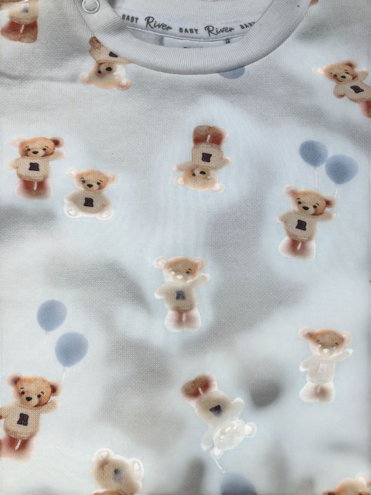 River Island Baby River Bear Print Outfit Set 0-3 Months