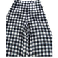 River Island Gingham Check Trousers UK6 Women's High Waisted Wide Leg Black