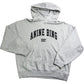 Anine Bing Sport Hoodie S/P Gray Women's Distressed Look Casual Pullover Small