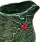 Green Holly Pitcher Jug Decorative Tableware Serving 1L
