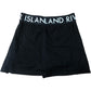 River Island Girls Black Skort Size 7-8 Years Elasticated Waist