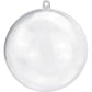 Transparent Fillable Christmas Baubles DIY Set 30 Pieces