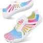 Scurtain Unisex Water Shoes Quick Dry Colourful Bare Foot Trainers Size 8