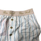 River Island Girls PJ Shorts 7-8 Years Striped Button Front