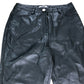 Urban Code Women's Black Leather Trousers Size 12