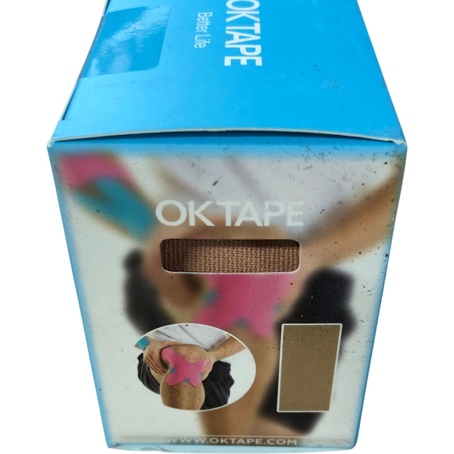 OK Tape Original Kinesiology Tape Regular 2in x 16.4ft Sweatproof Beige