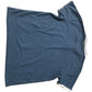 Threadbare Polo Shirt Regular Fit Blue Zip Neck Size L
