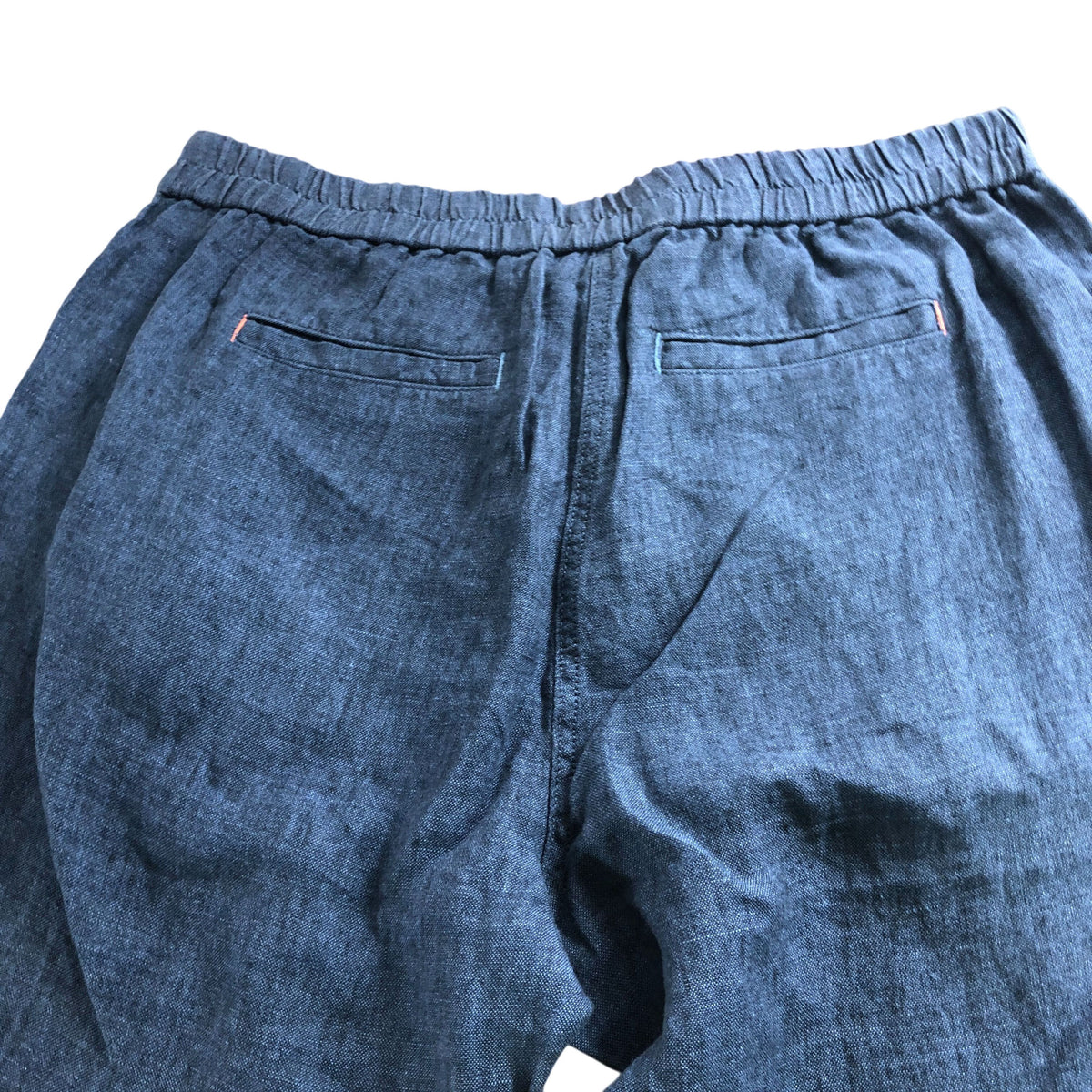 Rowena Linen Trouser 16R Women's Dark Navy Casual Trousers