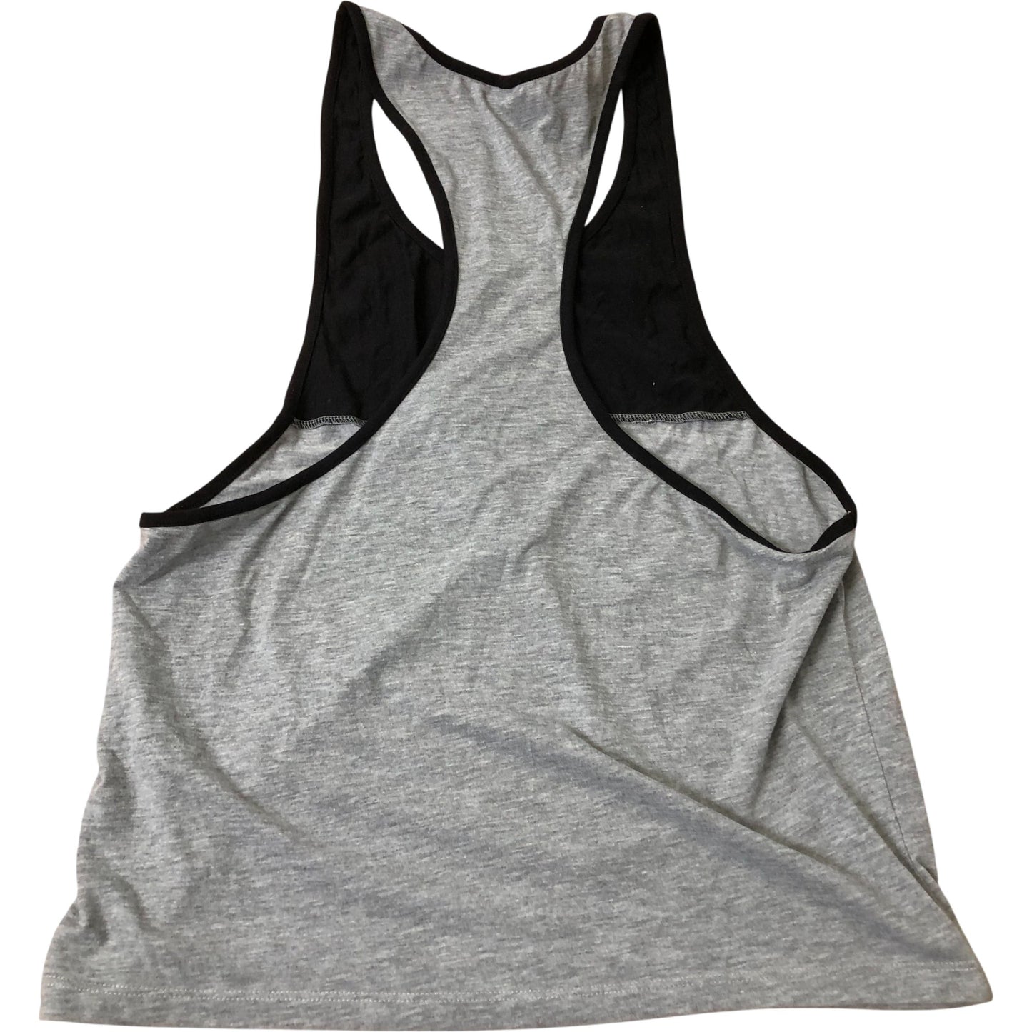 ASOS Tank Top Black and Grey Sleeveless Casual Summer Wear Large