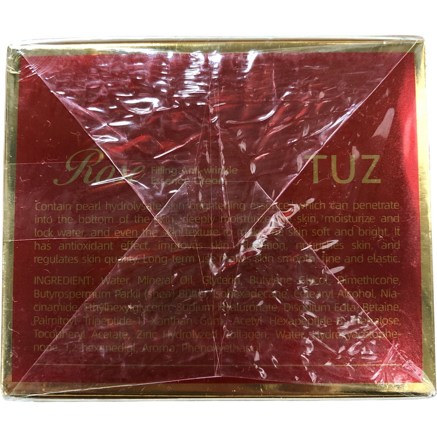 Rose Tuz Filling Anti Wrinkle Essence Cream 50g Skin Care Moisturiser
