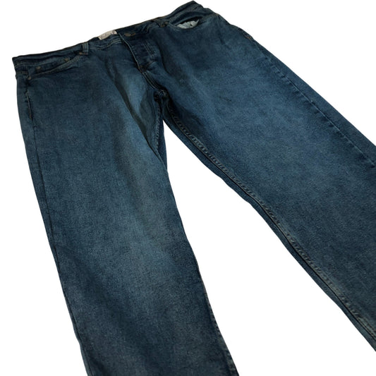 Onfire Jeans W36 L34 Men's Blue Stretch Denim Regular Fit Casual Wear