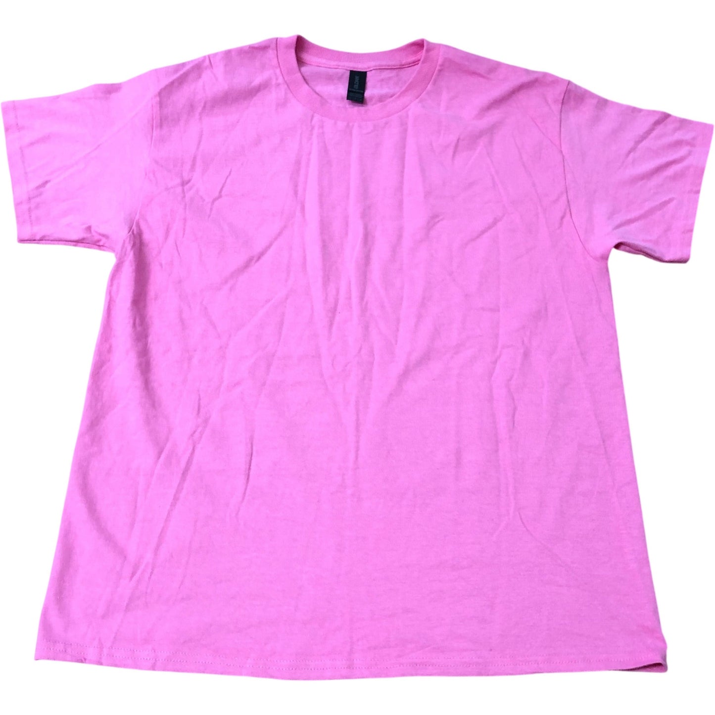 Gildan Ultra Cotton T-Shirt Pink Size L Men's Short Sleeve Classic Fit