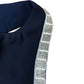 Jarlo Navy Blue Dress Women's Elegant Midi Length Embellished Neckline Size 8