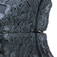 Branded Black Lace Ruffle Mini Dress - Size 10