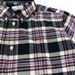 Crew Clothing Company Check Shirt XL Mens Classic Fit Cotton Navy Purple