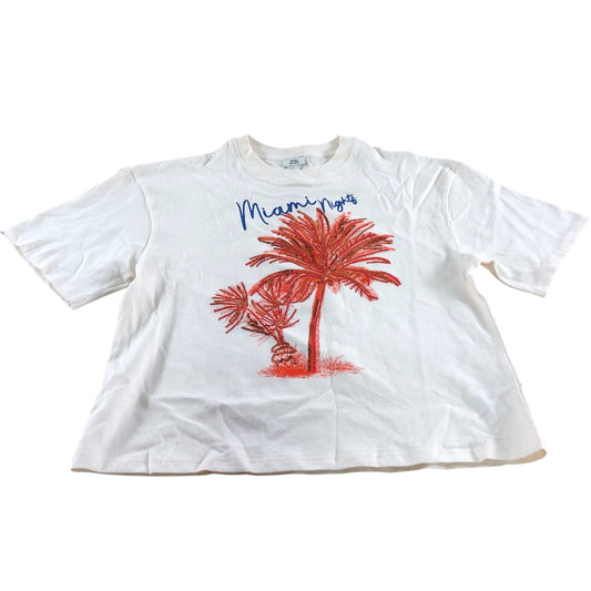 River Island Cream Miami Nights T-Shirt 7-8 Years