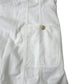 White Denim Shift Mini Dress With Pockets Size 18