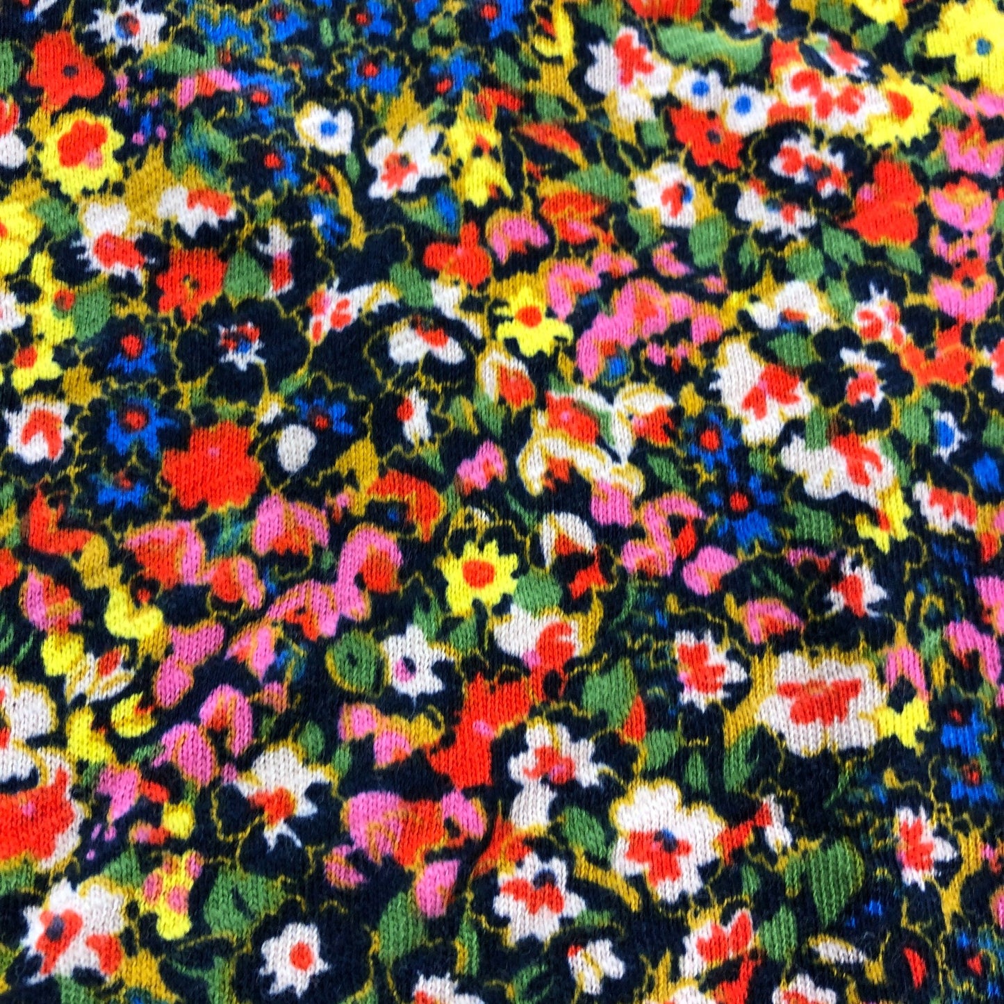Boden V Neck Floral Mini Jersey Dress - Size 12L